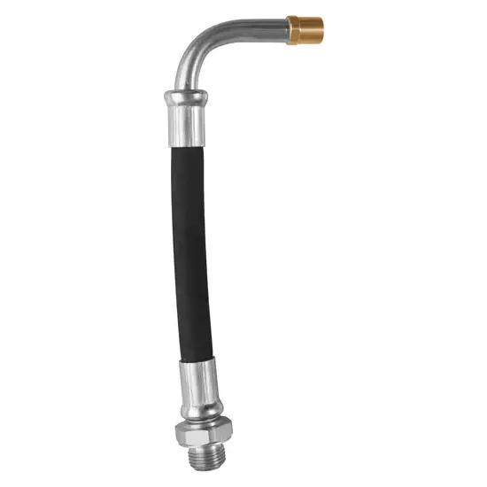 Flexibele uitloop voor regelklep